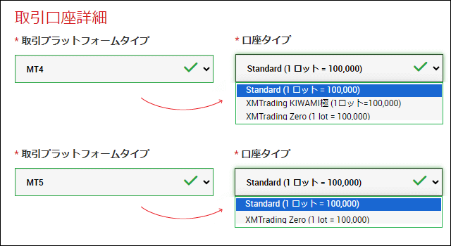 XMTrading マイクロデモ口座はない